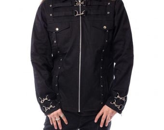 Fit Nexus Men's Gothic Veste Chemical Black Aleksi Jacket