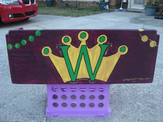 how to make a mardi gras ladder