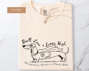 Comfort Colors Vintage Funny Dachshund Shirt - Dog Mom Gift, Wiener Dog Dad gifts, Dog Meme Tee, Weenie Dog Tshirt