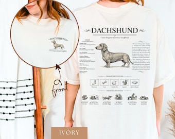 Comfort Colors Funny Dachshund Shirt - Dachshund Gifts, Dog Mom gift, Funny Dog Shirt, Dog Dad Shirt, Sausage Dog Gifts, Wiener Dog Gifts