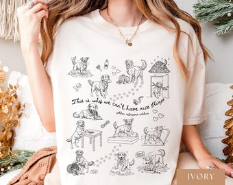 Golden Retriever Shirt, Funny Dog Shirt, Dog Meme Shirt, Dog Mom Gift, Dog Dad Shirt, Vintage Dog Shirt, Retro Dog Crewneck, Dog Owner Gift