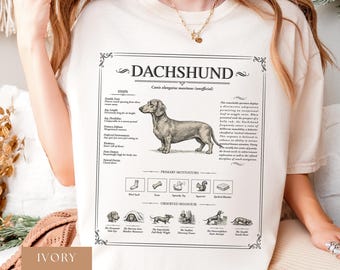 Comfort Colors Funny Dachshund Shirt - Dachshund Gifts, Dog Mom gift, Funny Dog Shirt, Dog Dad Shirt, Sausage Dog Gifts, Wiener Dog Gifts