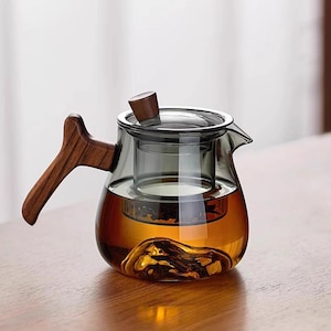 Glass Teapot with Infuser: Borosilicate Tea Set