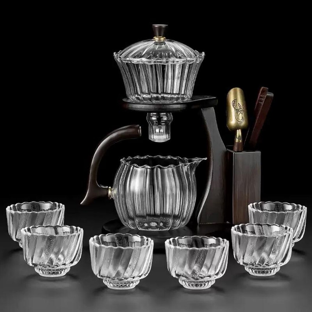 Glass Tea Set | Glass Automatic Tea Set | High Temperature Resistant ...