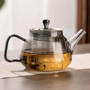 Heat-resistant glass teapot | tea and water separation teapot | flower teapot with filter | teapot | tea party set | afternoon tea set