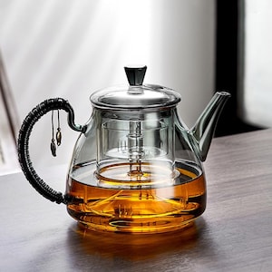 High temperature resistant glass teapot | electric ceramic stove teapot | glass tea set | tea party tea set | afternoon tea set|custom gifts