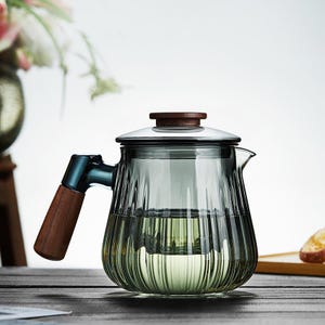 Glass Teapot Set with Infuser: Borosilicate Flower Tea, Gongfu Style