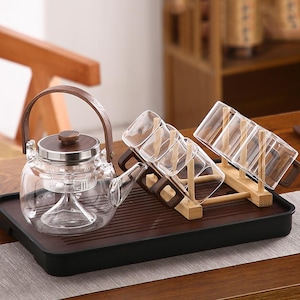 Glass tea set | teapot | heat-resistant glass teacup | tea party set | afternoon tea set | wedding tea set | Kung Fu tea set