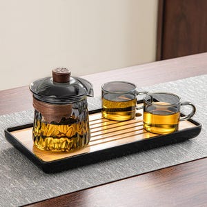 Borosilicate Glass Teapot Set: Modern Gongfu Tea with Infuser