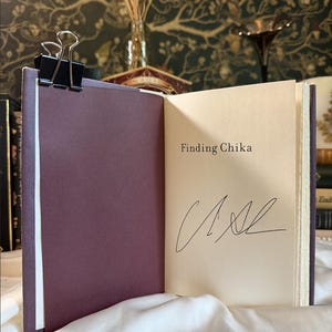 SIGNED! Mitch Albom&#39;s &quot;Finding Chika&quot; — 2019 Hardcover Edition