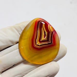 Attractive Bel Agate Cabochon – Dyed Designer Agate Stone – Unique Pattern Loose Gemstone – Jewelry Making Cab – Collectible Healing