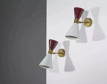 Mid-Century Modern Sputnik Wall Sconce - Italian Stilnovo Style