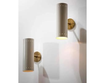 Mid Century Modern Brass Wall Sconce - Sputnik Style Italian Lighting