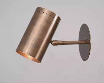 Mid-Century Modern Brass Sputnik Wall Sconce - Italian Stilnovo Style