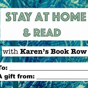 Quarantaine cadeaubon voor Karen's Book Row - 50 dollar