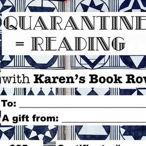 Quarantaine cadeaubon voor Karen's Book Row - 25 dollar