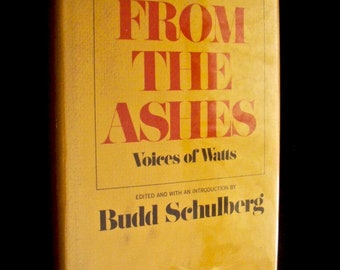 From the Ashes: Voices of Watts * Anthology of Black writers * Signed First edition * 1967 hardcover