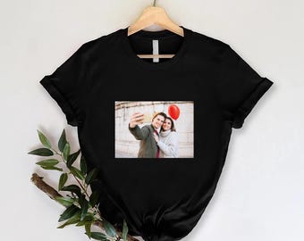 Custom Photo Shirt, Your Photo Here, Personalized Picture Shirt, Custom Text Shirt, Family Photo Gift, Picture Shirt Gift,Custom Logo Shirt