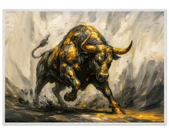Day Trader Leinwanddruck, Börse Wandkunst, Börse Büro Dekor, Handelschart Kunst
