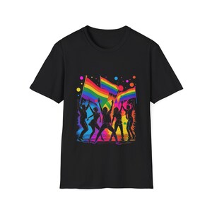 Pride Celebration Unisex T-Shirt, LGBTQ+ Apparel, Rainbow Pride Shirt, Gay Pride Tee, Festival Wear, Gift for Activists,Pride,LGBTQ+
