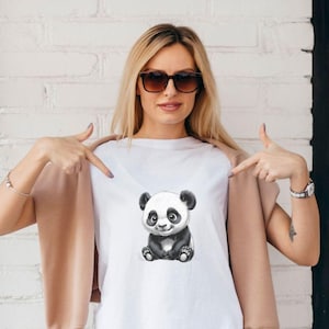Cute Baby Panda Clipart PNG & SVG, 6250x6250px 300dpi (Transparent) – Instant Digital Download for T-Shirts, Mugs, Stickers, Cards