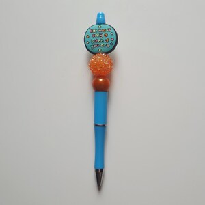 Unique beaded pen