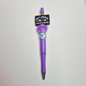 Unique beaded pen - Nurse