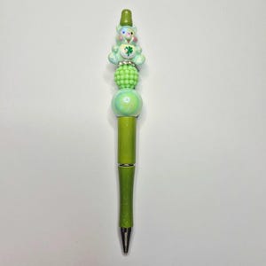 Unique beaded pen - Care bear