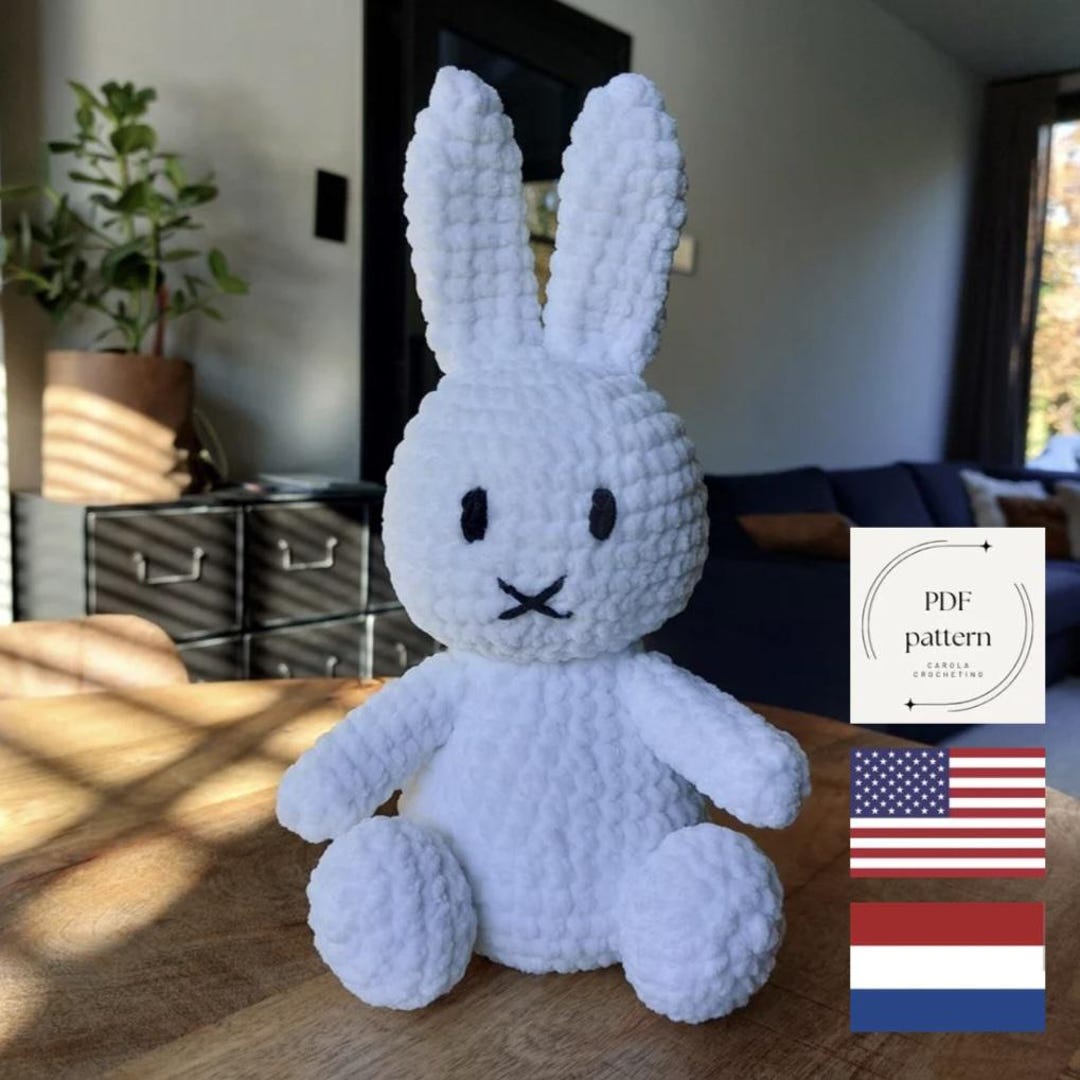 PDF Crochet Pattern Miffy Amigurumi - Etsy