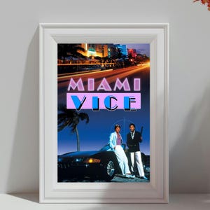 Miami Vice Poster - Etsy
