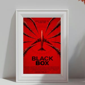 Black Box Flight 298 Poster, Vintage Movie Print, Musical Film Poster, High Quality Canvas Wall Art, Film Fan Gift, Home Decor