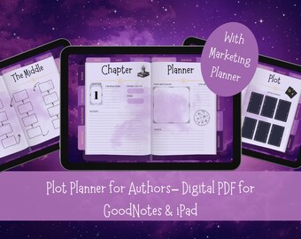 Plotter-Planer für Autoren - GoodNotes & iPad (Digital)