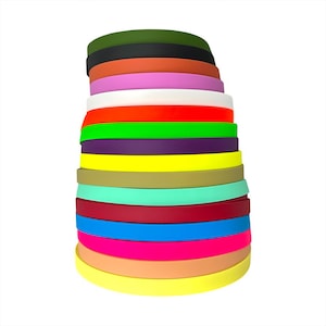 25mm 1inch wide Waterproof PVC coated Webbing | Nylon Core | 33 Colours | 1m, 5m, 10m, 25m | easy clean