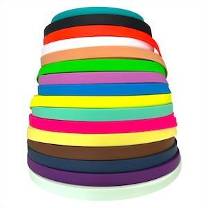 20mm 3/4 inch wide Waterproof PVC coated Webbing | Nylon Core | 33 Colours | 1m, 5m, 10m, 25m | easy clean