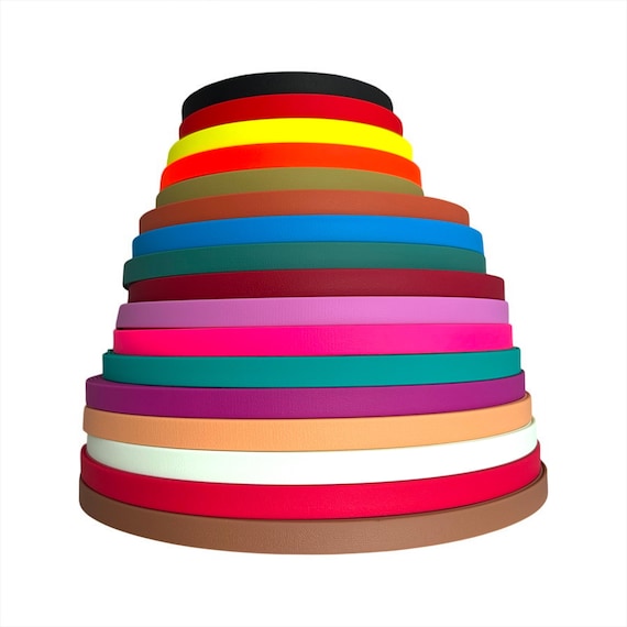 Waterproof PVC Coated Webbing: 16mm Heavy Duty Polyester - Choose Your Color