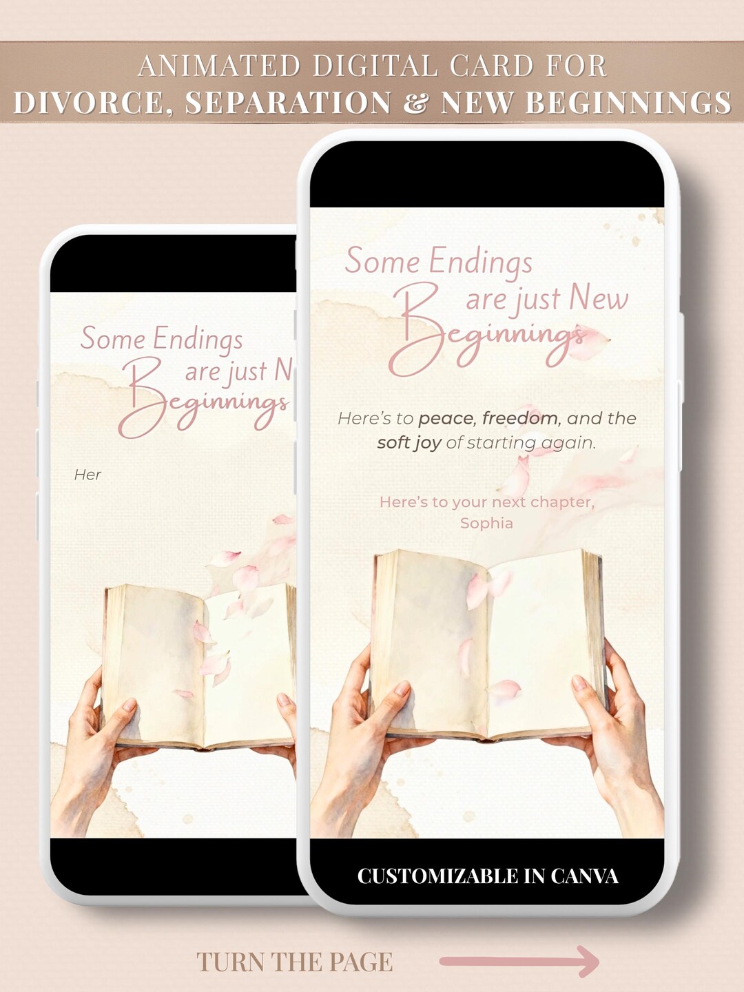 Animated Digital Card for Friend Going Through Divorce, Separation ...