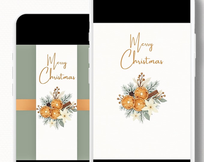 Merry Christmas Animated Digital Card with Family Newsletter (Customizable Canva Template) Musical Holiday Evite for WhatsApp & Messaging