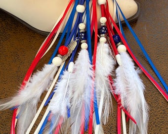 4th of July boot Tassels