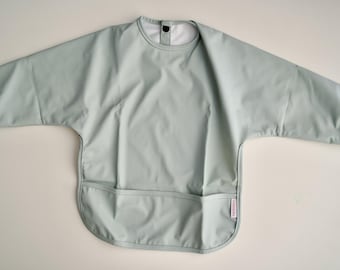 Long Sleeve Baby Bib – Little Explorers Collection, Waterproof Feeding Apron