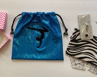 GYMNAST GRIP bag, bracelet & gymnast hand rip care kit~ includes zipper bag, scissors, manicure kit, bandages