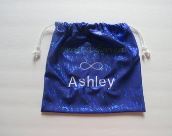 Ashley already on it! Monogram GYMNASTICS GRIP BAG w/ infinity symbol match to your team leotard warm up custom Christmas gift present