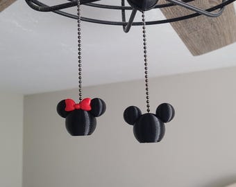 Mickey Light Türgriff-Set, 2er-Set, PETG-Griffe mit flachen oder kugelförmigen Ohren