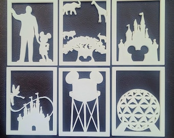Disney Castle Theme Lantern Panels - WDW Set (Multiple Color Options)