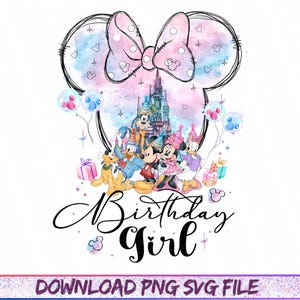 Disney Birthday Girl Png, Happy Birthday Png, Family Vacation Png, Vacay Mode, Magical Kingdom Png