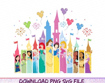 Prinzessin Schloss PNG, Bundle Schloss, Prinzessin Geschenk, Bundle Mädchen Reise, Prinzessin png, Prinzessin Schloss, Bundle Familienausflug, Prinzessin Schloss PNG