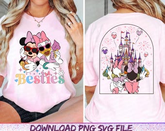 Minnie and Daisy Besties Png, Disney Best Friends Png, WDW Girls Trip Png, Disney Besties Png, Disney Girls Png