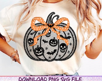 Black lace pumpkin coquette PNG, Halloween Pumpkin fall png, pumpkin season png, Halloween png, lace pumpkin png, Pumpkin Cherries png Girly