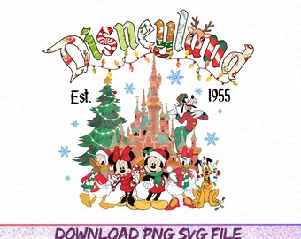 Mus och vänner jul PNG, Disneyland Kalifornien PNG, julgran PNG, julfamilj PNG, god jul PNG, julslott PNG