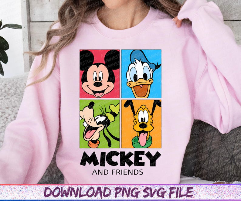 Mickey y sus amigos niños PNG, Viaje de ratón de Disney PNG, Pluto PNG, Walt Disney World niños PNG, Pato Donald PNG, Goofy PNG imagen 4