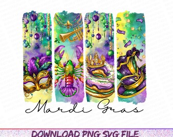 Retro Mardi Gras PNG, Fleur De Lis Png, Brushstroke Mardi Gras Png, Glitter, Mardi Gras Coquette Png, King Cake Png, Louisiana Crawfish Png